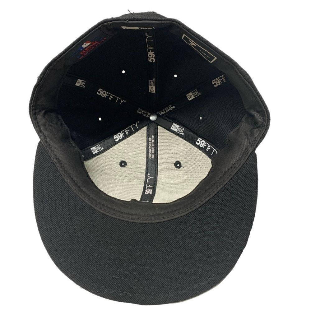 NEW ERA BREWERS BASIC BLACKOUT 59FIFTY - Picture 6 of 14